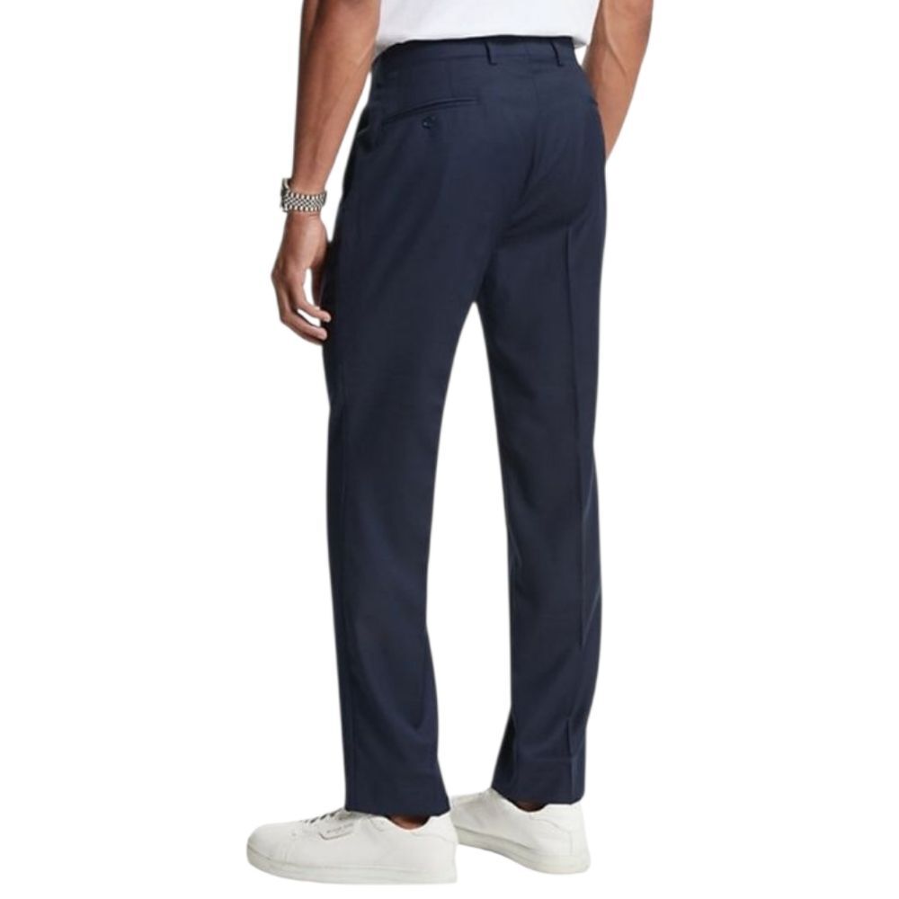 michael kors modern fit suit pants mens navy blue size 38W x 32L